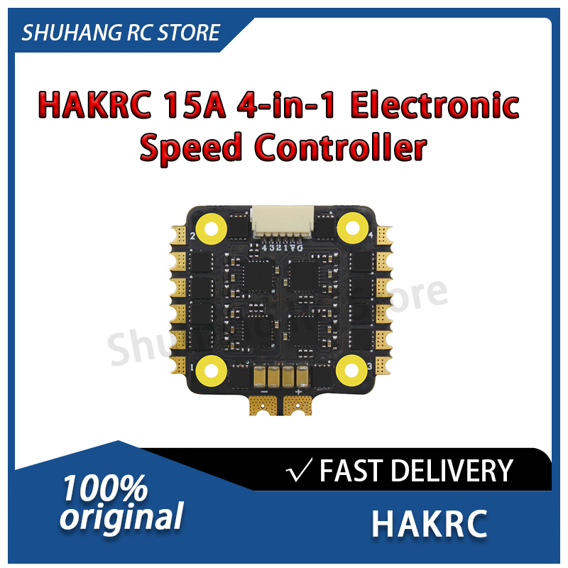 Drone Battery 4S - HAKRC 15A 4-in-1 ESC 2S-4S Lipo
