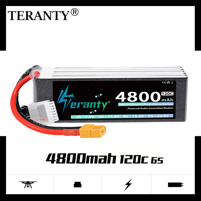 TERANTY 6S 4800MAh Baterai Lip - Drone Battery Connector ulasan dan harga