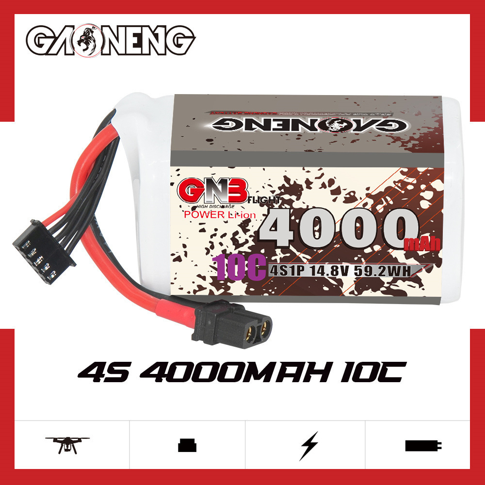 GNB 4000mAh 4S 14.8V 10C 20C d - Drone Battery Connector ulasan dan harga