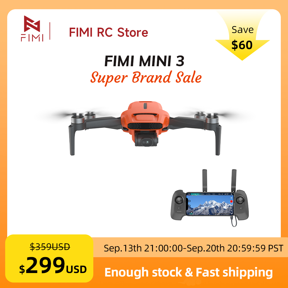 FIMI MINI 3 Drone Kamera 4K 60 - Drone Battery Smart ulasan dan harga